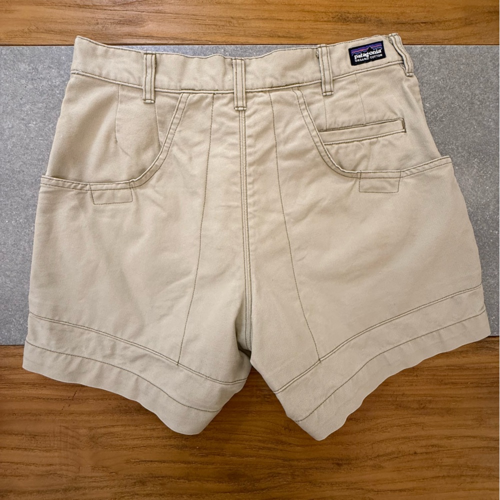 Patagonia Men's Tan Stand Up Shorts Organic Cotton Canvas 5” Inseam Size 30 - Picture 4 of 9